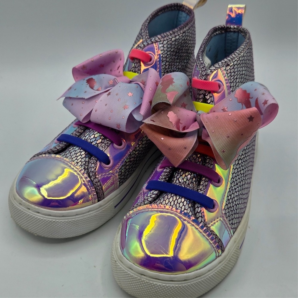 Nickelodeon Jojo Siwa Mermaid Scales High-Top Sneaker Size  3 Girls‎